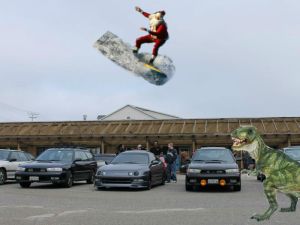 Santa Saves Car Meet